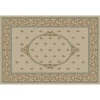Merinos Fleur De Lis Medallion Framed Rug
