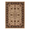 Merinos Agra Floral Framed Rug 1 Merinos Agra Floral Framed Rug -Mohawk shop 2218610 Ivory