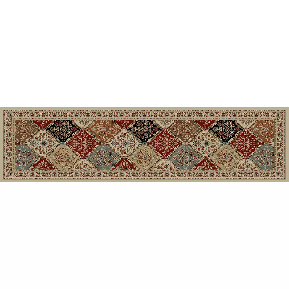 Merinos Bakhtiar Floral Framed Rug 4 Merinos Bakhtiar Floral Framed Rug - Image 2