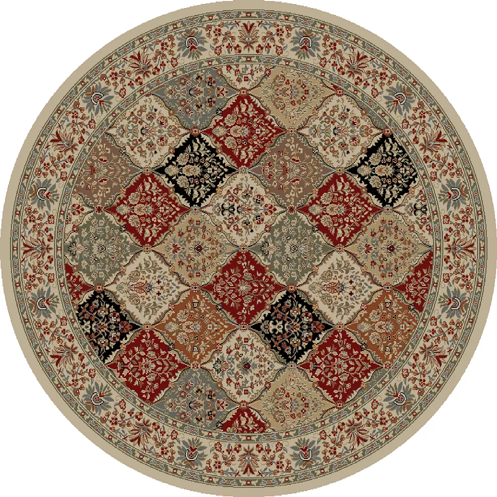 Merinos Bakhtiar Floral Framed Rug 5 Merinos Bakhtiar Floral Framed Rug - Image 3