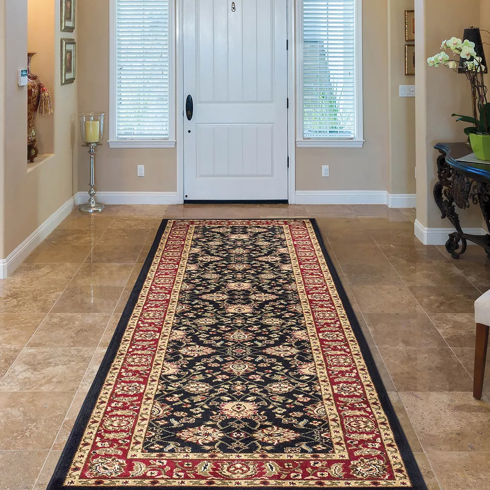 Merinos Zeigler Floral Framed Rug 4 Merinos Zeigler Floral Framed Rug - Image 2