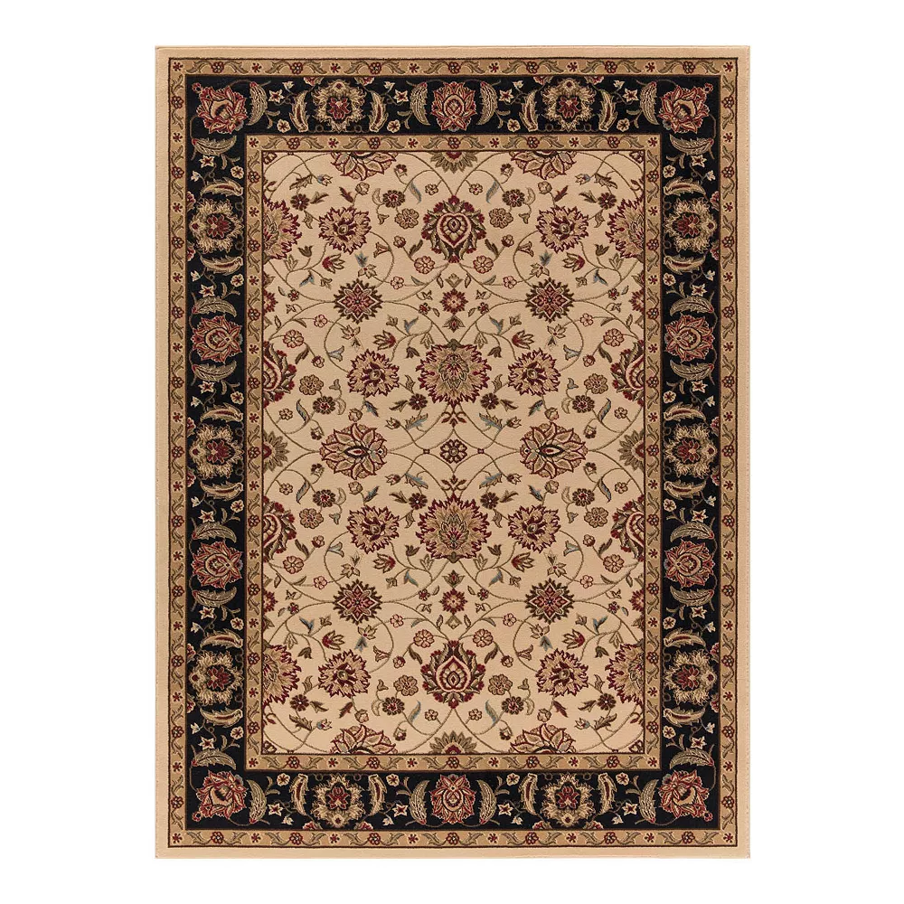 Merinos Zeigler Floral Framed Rug 3 Merinos Zeigler Floral Framed Rug