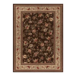 Merinos Floral Garden Framed Rug