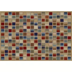 Merinos Checkboard Geometric Rug