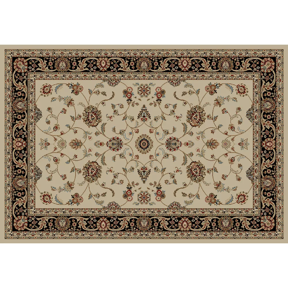 Merinos Marash Floral Framed Rug 3 Merinos Marash Floral Framed Rug
