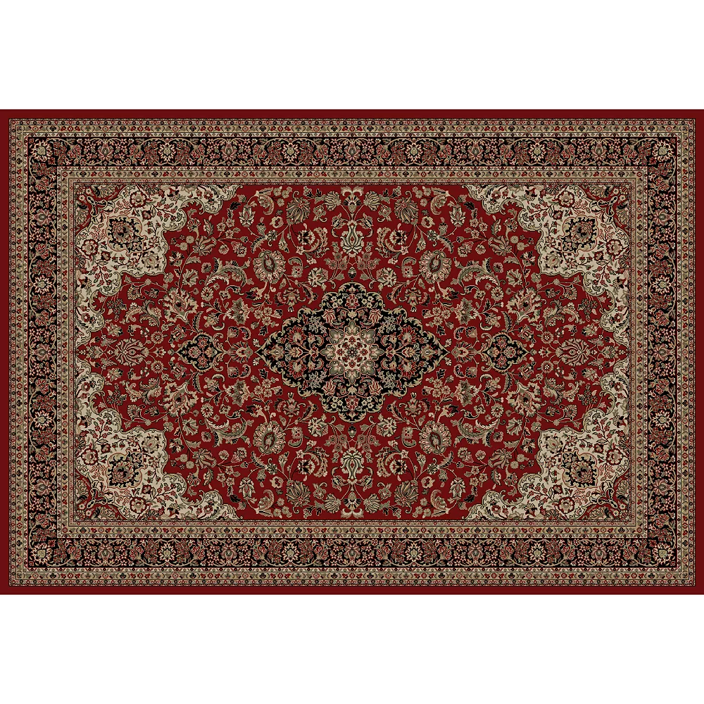 Merinos Kashan Medallion Framed Rug 3 Merinos Kashan Medallion Framed Rug