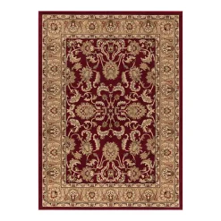 Merinos Oushak Floral Framed Rug