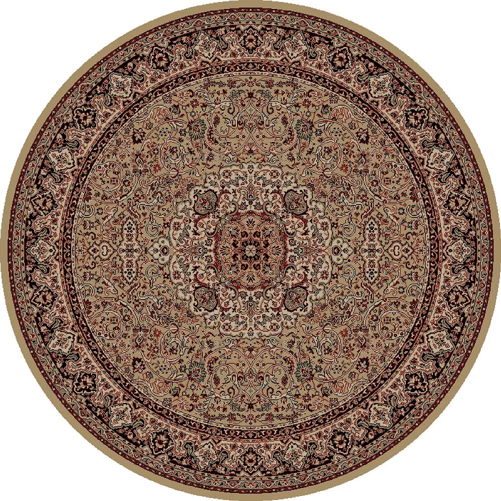 Merinos Isfahan Floral Framed Rug 5 Merinos Isfahan Floral Framed Rug - Image 3
