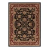 Merinos Mahal Floral Framed Rug -Mohawk shop 2226349 Black
