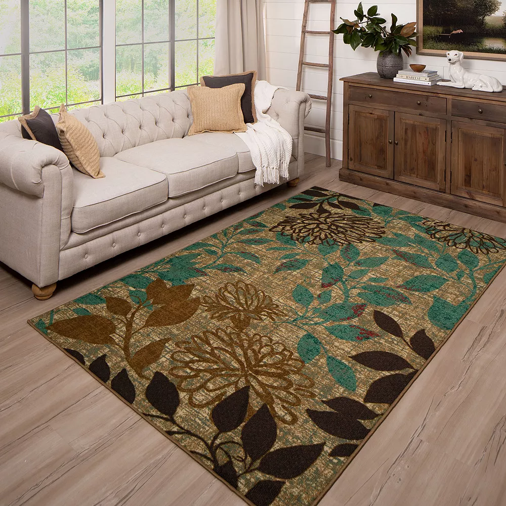 Mohawk Home Mohawk® Home Bella Garden Floral Indoor Outdoor Area Rug 4 Mohawk Home Mohawk® Home Bella Garden Floral Indoor Outdoor Area Rug - Image 2