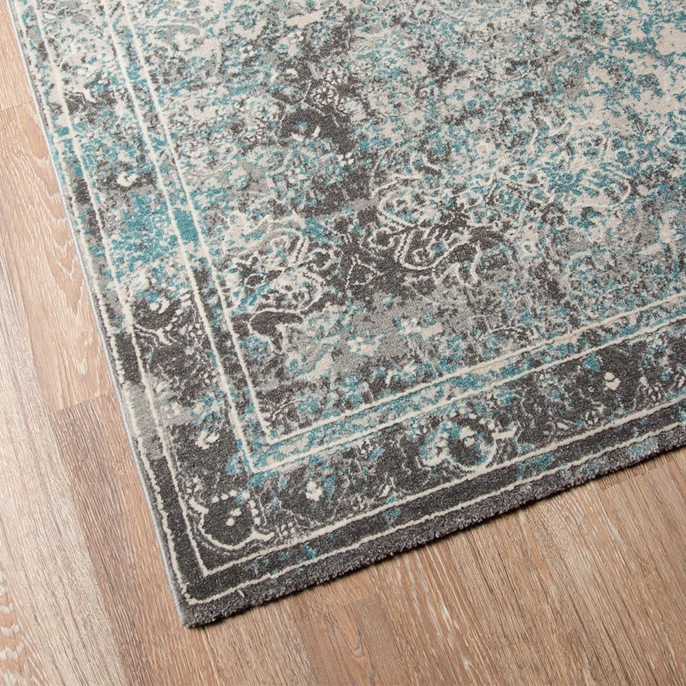 Momeni Luxe Winston Framed Floral Rug 4 Momeni Luxe Winston Framed Floral Rug - Image 2