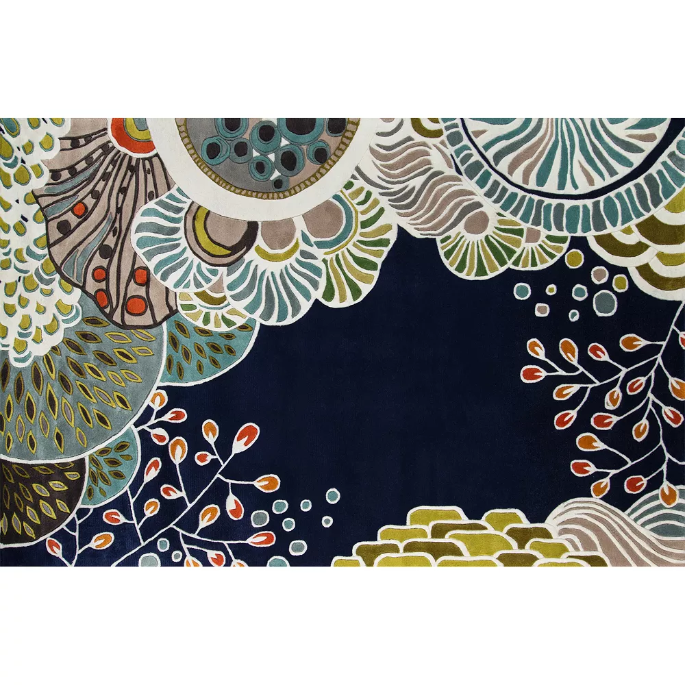 Momeni New Wave Azora Floral Wool Rug 3 Momeni New Wave Azora Floral Wool Rug