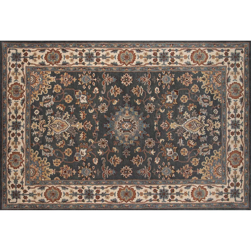 Momeni Tudor Ewan Framed Floral Wool Rug 3 Momeni Tudor Ewan Framed Floral Wool Rug