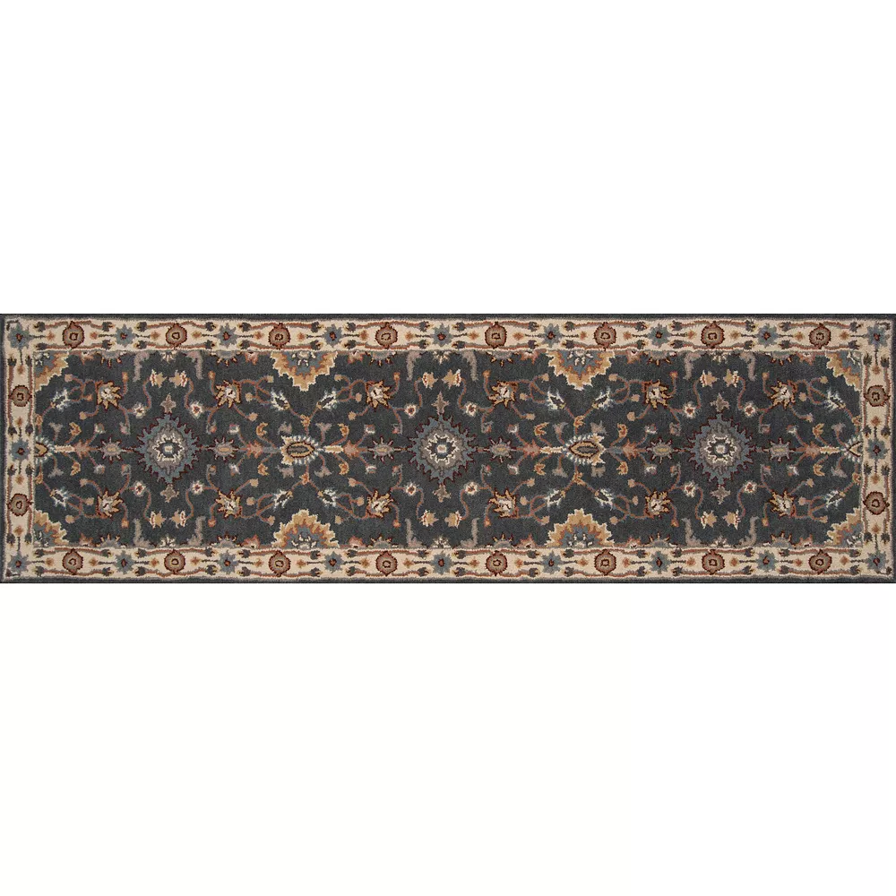 Momeni Tudor Ewan Framed Floral Wool Rug 5 Momeni Tudor Ewan Framed Floral Wool Rug - Image 3