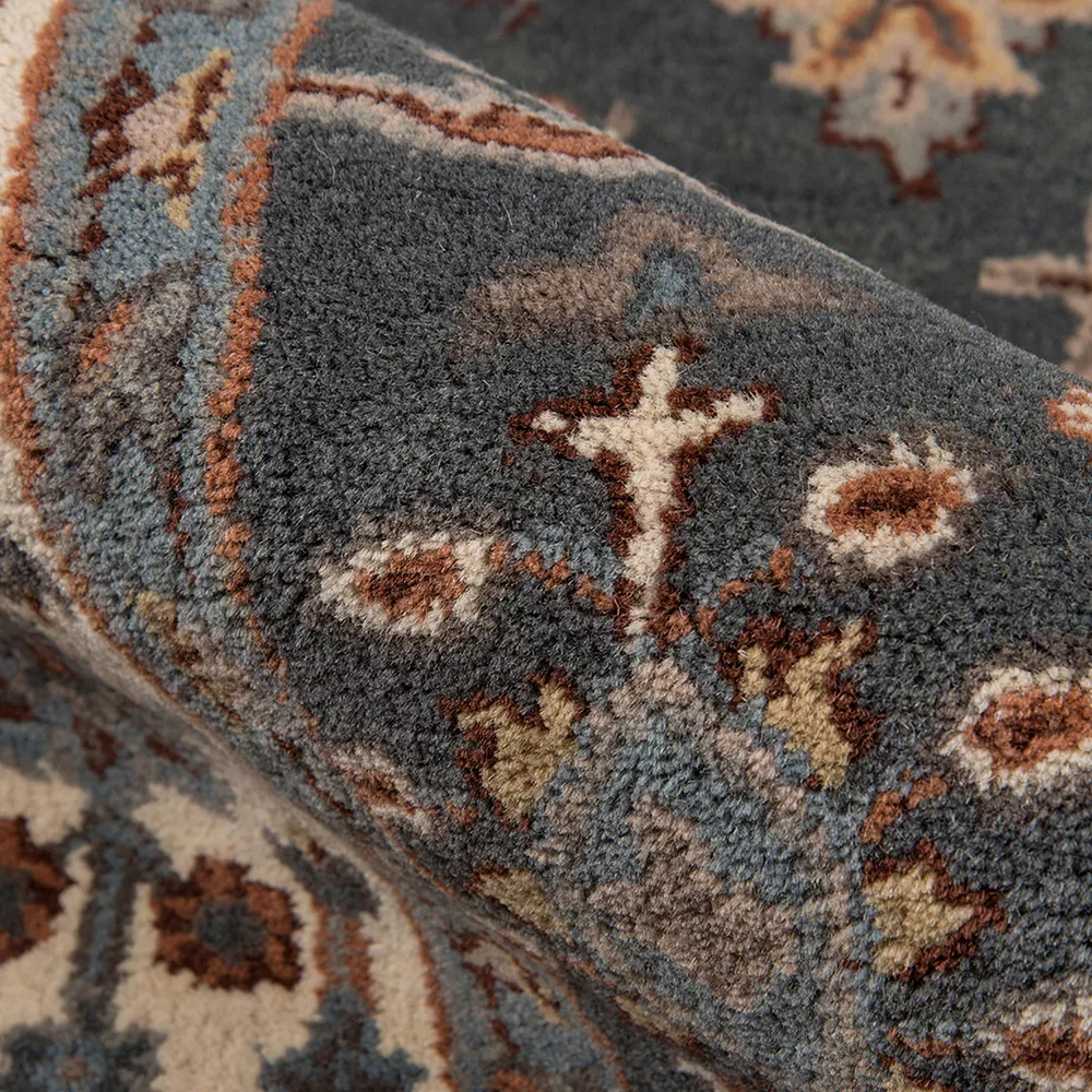 Momeni Tudor Ewan Framed Floral Wool Rug 6 Momeni Tudor Ewan Framed Floral Wool Rug - Image 4