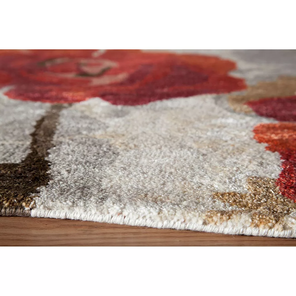 Momeni Millenia Poppy Floral Rug 4 Momeni Millenia Poppy Floral Rug - Image 2