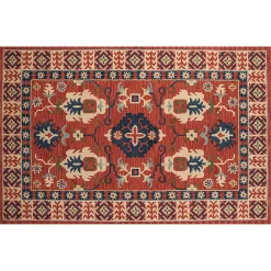 Momeni Tangier Coby Framed Floral Wool Rug