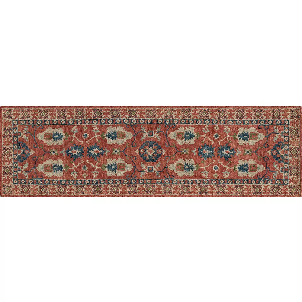 Momeni Tangier Coby Framed Floral Wool Rug 5 Momeni Tangier Coby Framed Floral Wool Rug - Image 3
