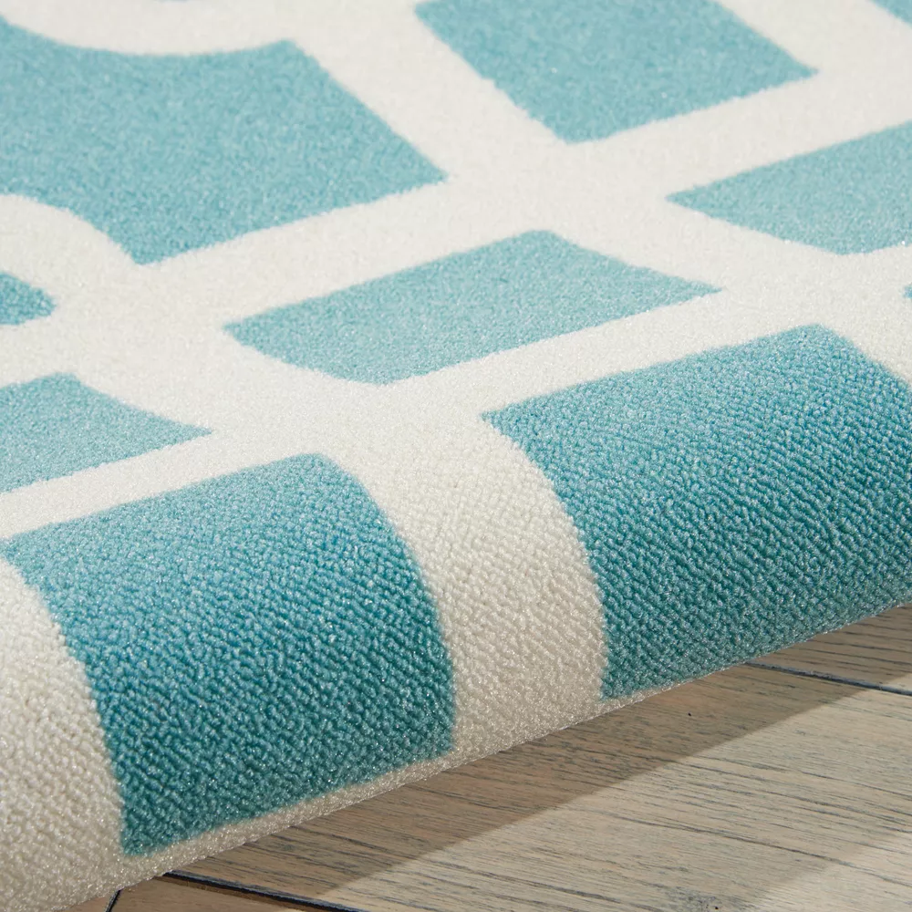 Waverly Sun N' Shade Ellis Geometric Indoor Outdoor Rug 6 Waverly Sun N' Shade Ellis Geometric Indoor Outdoor Rug - Image 5