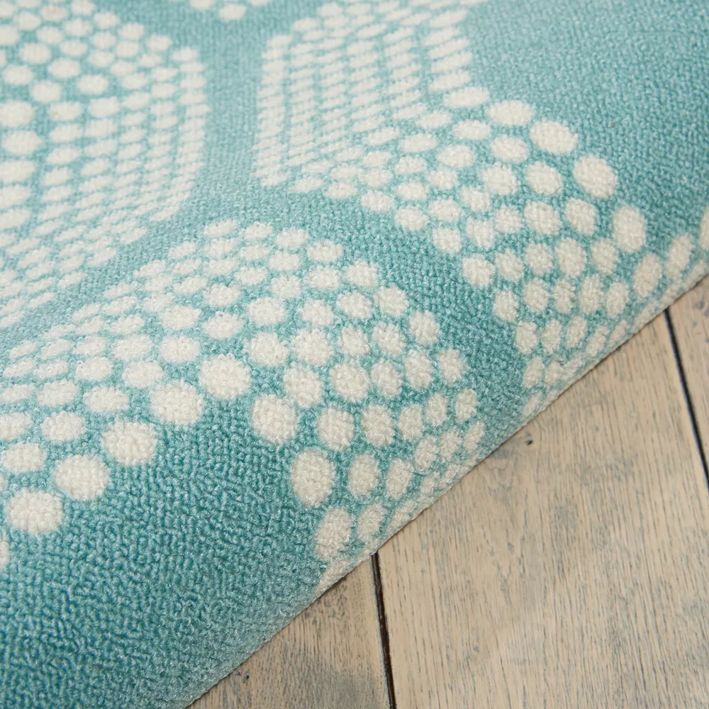 Waverly Sun N' Shade Bubbly Geometric Indoor Outdoor Rug 5 Waverly Sun N' Shade Bubbly Geometric Indoor Outdoor Rug - Image 3