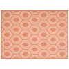 Waverly Sun N' Shade Bubbly Geometric Indoor Outdoor Rug -Mohawk shop 2886630 Tangerine