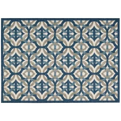Waverly Sun N' Shade Celestial Geometric Indoor Outdoor Rug