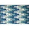 Momeni Baja Wave Indoor Outdoor Rug 1 Momeni Baja Wave Indoor Outdoor Rug -Mohawk shop 2895774 Blue