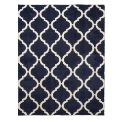 Gertmenian Avenue 33 Thera Micro Shaggy Thatcher Trellis Shag Rug