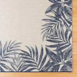 Gertmenian Avenue 33 Paseo Tropic Leaves Indoor/Outdoor Framed Rug -Mohawk shop 3429433 ALT4
