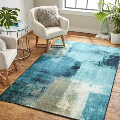 Mohawk Home Mohawk® Home Prismatic Blurred Geo EverStrand Rug -Mohawk shop 3566252 ALT