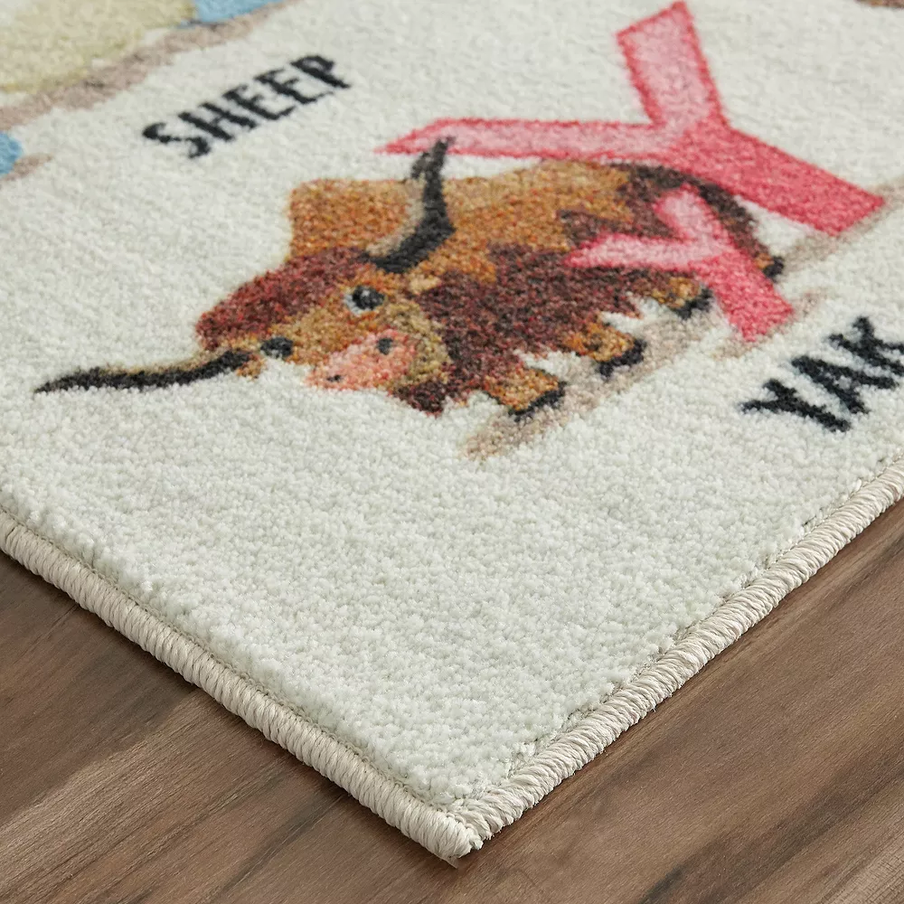 Mohawk Home Mohawk® Home Kids Interactive Prismatic Alphabet Zoo EverStrand Rug 5 Mohawk Home Mohawk® Home Kids Interactive Prismatic Alphabet Zoo EverStrand Rug - Image 3
