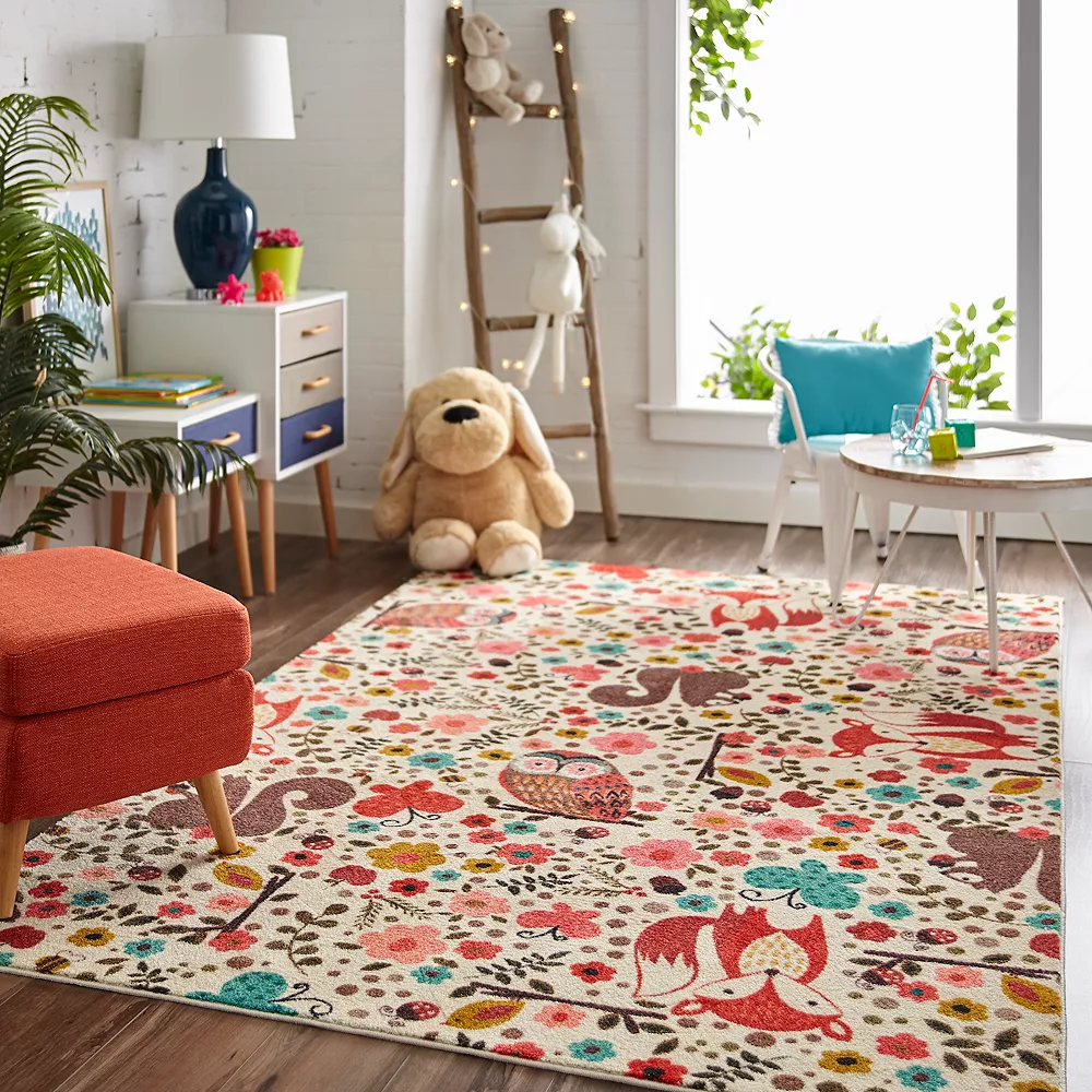 Mohawk Home Mohawk® Home Kids Prismatic Enchanted Forest EverStrand Rug 4 Mohawk Home Mohawk® Home Kids Prismatic Enchanted Forest EverStrand Rug - Image 2