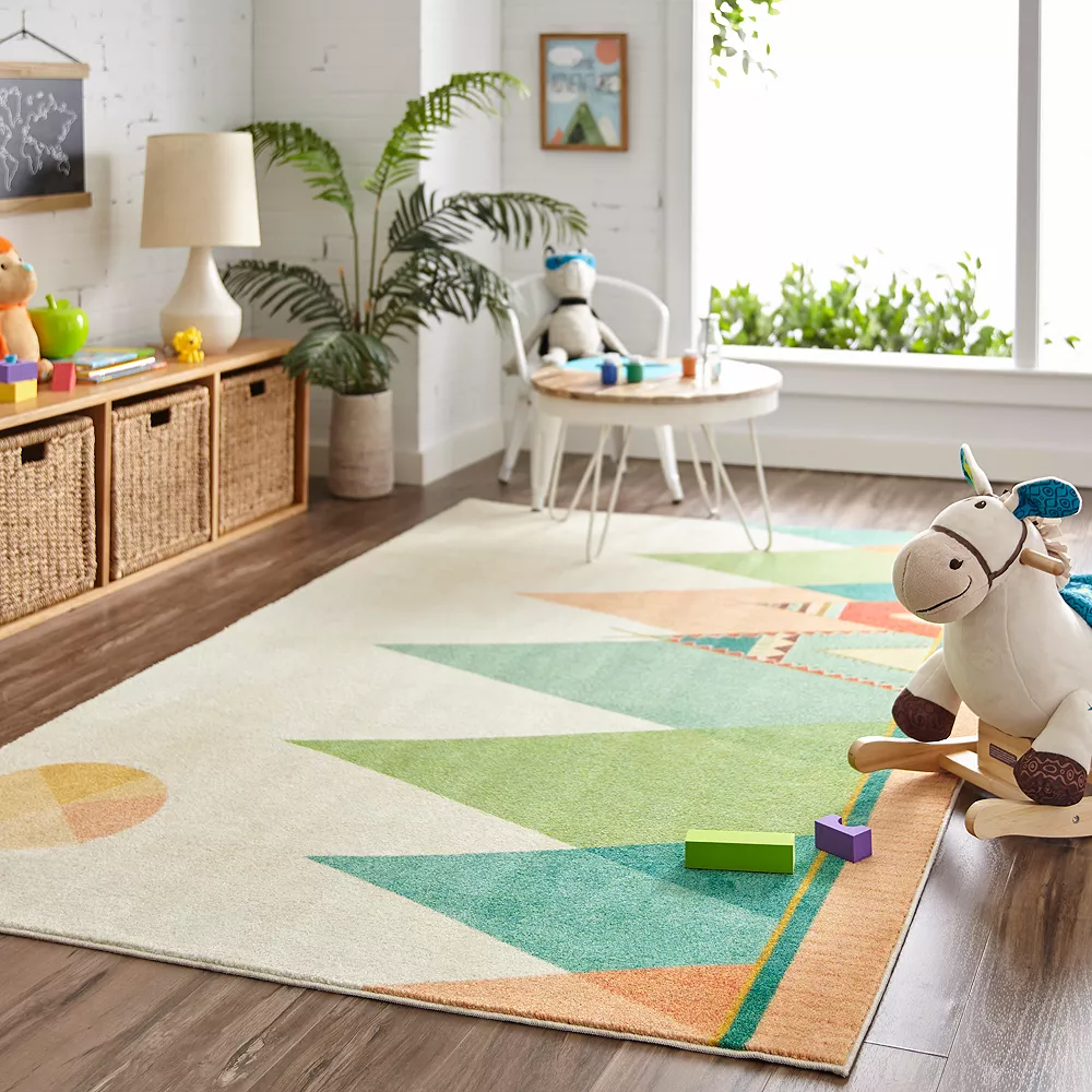 Mohawk Home Mohawk® Home Kids Prismatic Southwest Teepee EverStrand Rug 4 Mohawk Home Mohawk® Home Kids Prismatic Southwest Teepee EverStrand Rug - Image 2