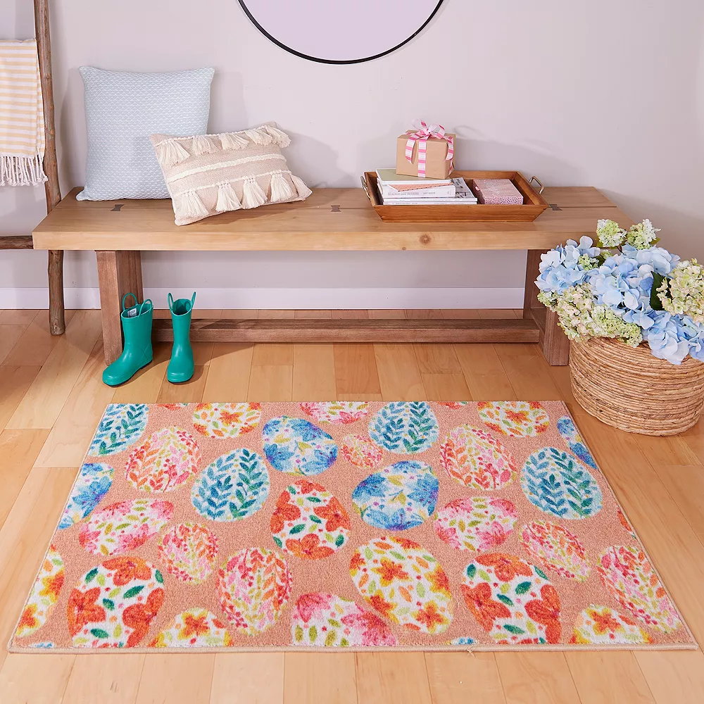 Mohawk Home Mohawk® Home Prismatic Colorful Eggs EverStrand Rug - 2'6'' X 4'2'' 4 Mohawk Home Mohawk® Home Prismatic Colorful Eggs EverStrand Rug - 2'6'' X 4'2'' - Image 2
