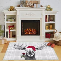 Mohawk Home Mohawk® Home Prismatic Holiday Moose Grey Rug 12 Mohawk Home Mohawk® Home Prismatic Holiday Moose Grey Rug -Mohawk shop 3972786 ALT4