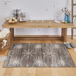 Mohawk Home Mohawk® Home Prismatic Barnwood Snowflakes Driftwood Rug -Mohawk shop 3972789 ALT7