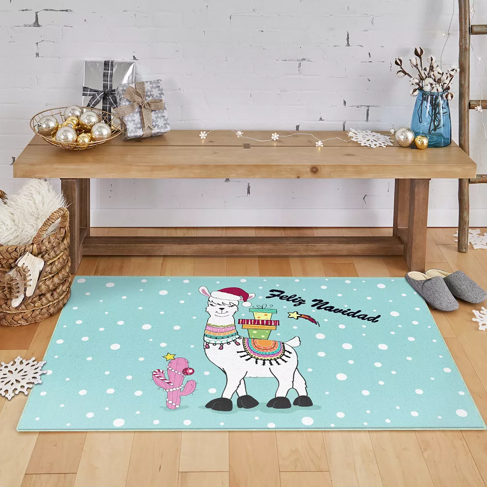 Mohawk Home Mohawk® Home Prismatic Feliz Llama Rug 4 Mohawk Home Mohawk® Home Prismatic Feliz Llama Rug - Image 2