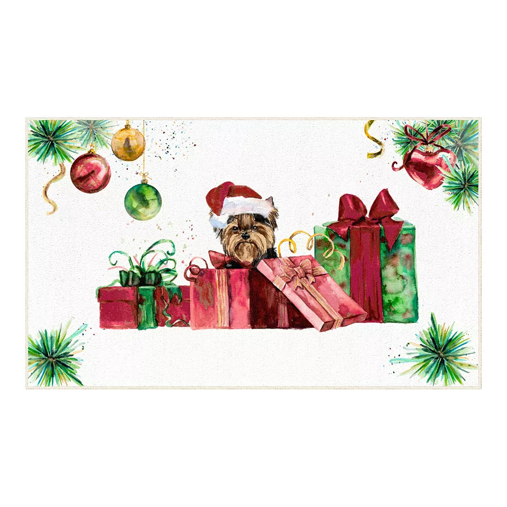 Mohawk Home Mohawk® Home Prismatic Santa Yorkie Rug 3 Mohawk Home Mohawk® Home Prismatic Santa Yorkie Rug