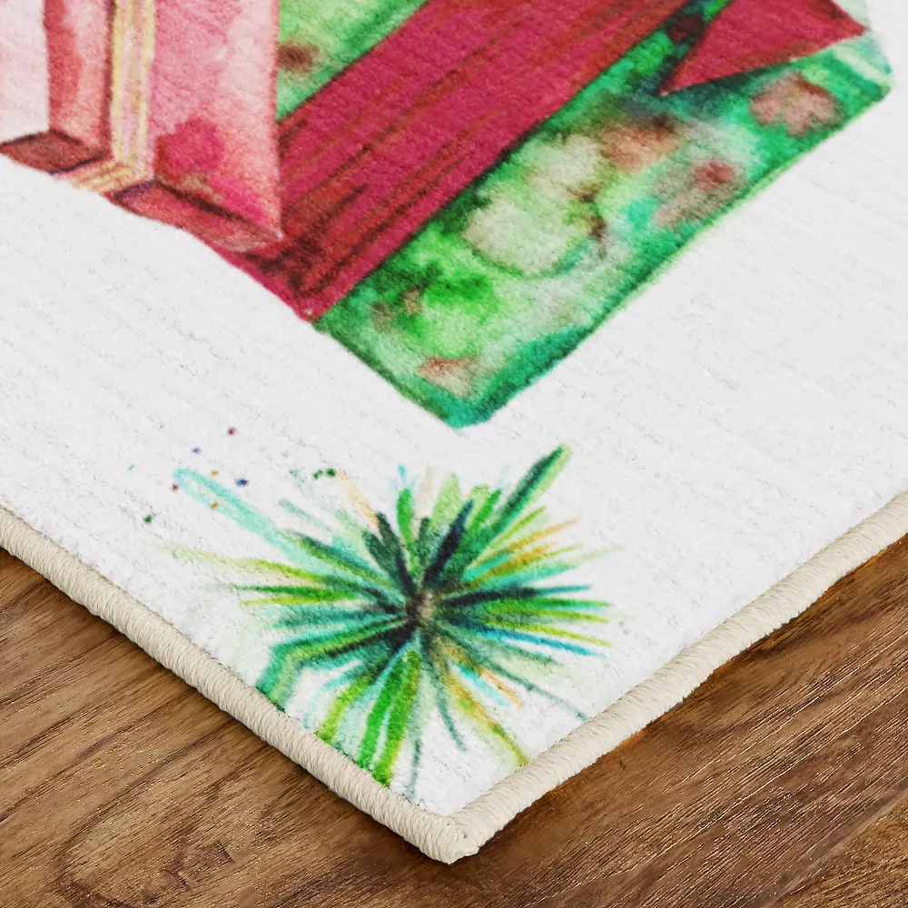 Mohawk Home Mohawk® Home Prismatic Santa Yorkie Rug 5 Mohawk Home Mohawk® Home Prismatic Santa Yorkie Rug - Image 3