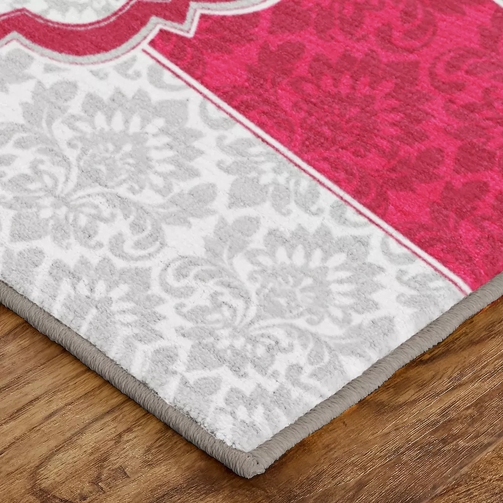 Mohawk Home Mohawk® Home Prismatic Christmas Damask Rug 5 Mohawk Home Mohawk® Home Prismatic Christmas Damask Rug - Image 3