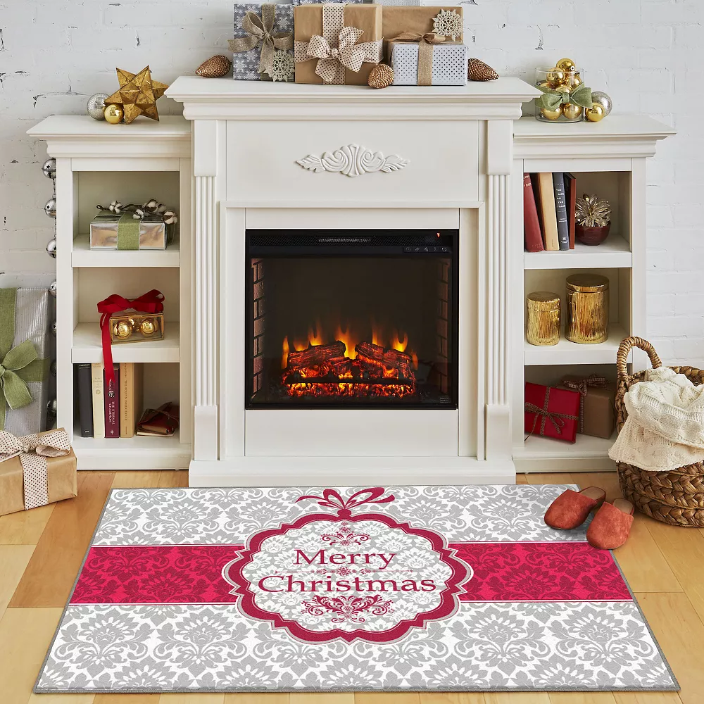 Mohawk Home Mohawk® Home Prismatic Christmas Damask Rug 8 Mohawk Home Mohawk® Home Prismatic Christmas Damask Rug - Image 6