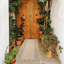 Gertmenian Paseo Hojas Sand Palm Indoor/Outdoor Rug -Mohawk shop 4277863 ALT4