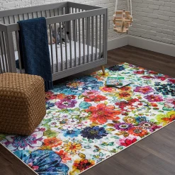 Mohawk Home Mohawk® Home Prismatic Blossoms Rainbow Recycled EverStrand Area Rug -Mohawk shop 4362631 ALT2