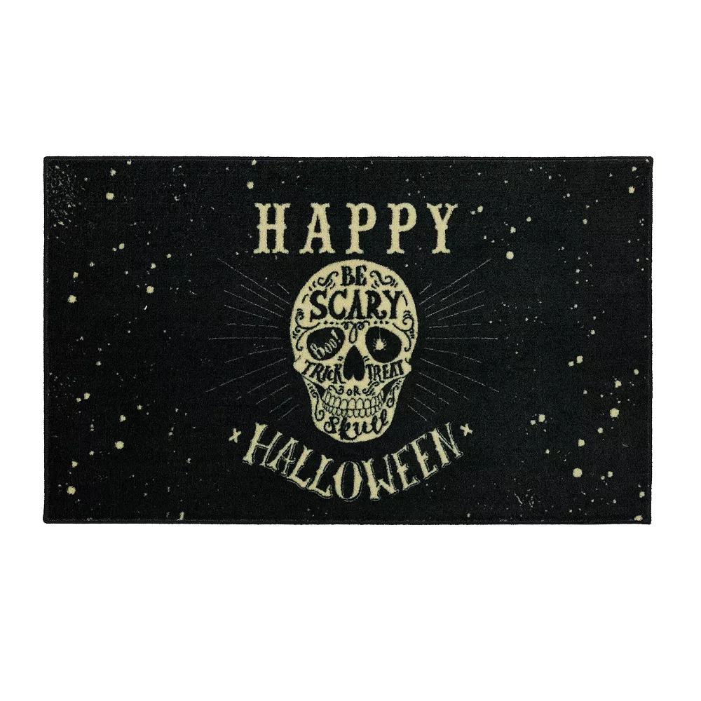 Mohawk Home Mohawk® Home Prismatic Be Scary Skull Rug 3 Mohawk Home Mohawk® Home Prismatic Be Scary Skull Rug