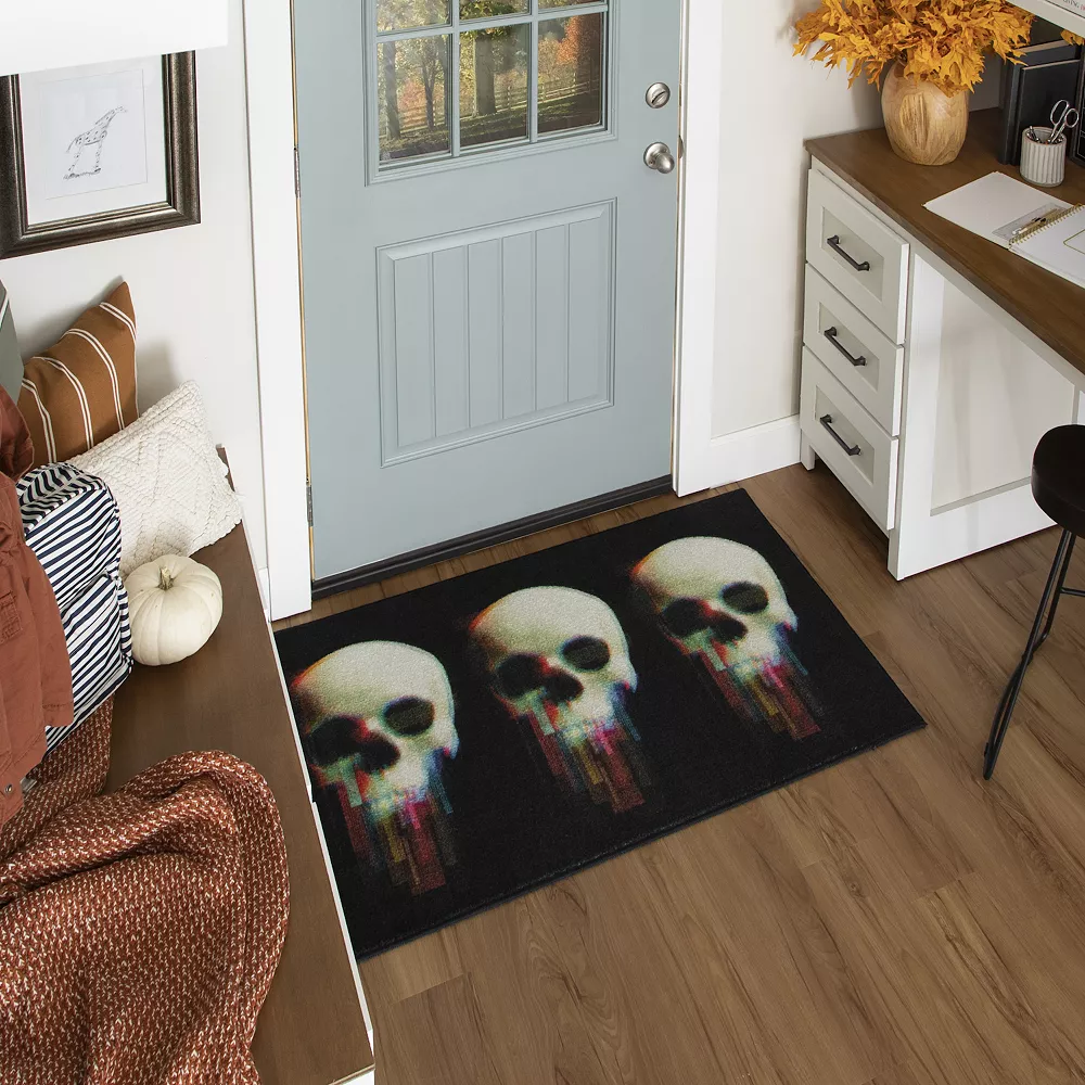 Mohawk Home Mohawk® Home Prismatic Digital Skulls Rug 5 Mohawk Home Mohawk® Home Prismatic Digital Skulls Rug - Image 3