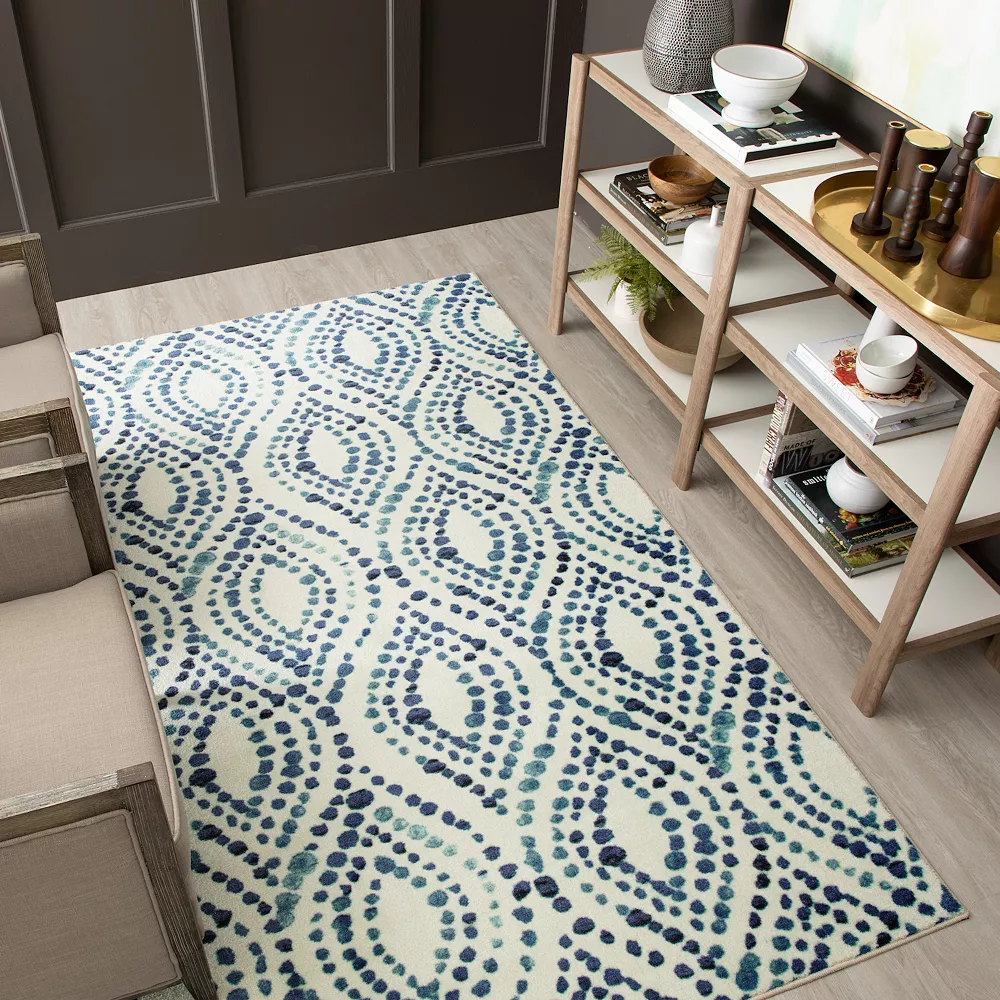 Mohawk Home Mohawk® Home Prismatic Dotted Ogee Rug 4 Mohawk Home Mohawk® Home Prismatic Dotted Ogee Rug - Image 2