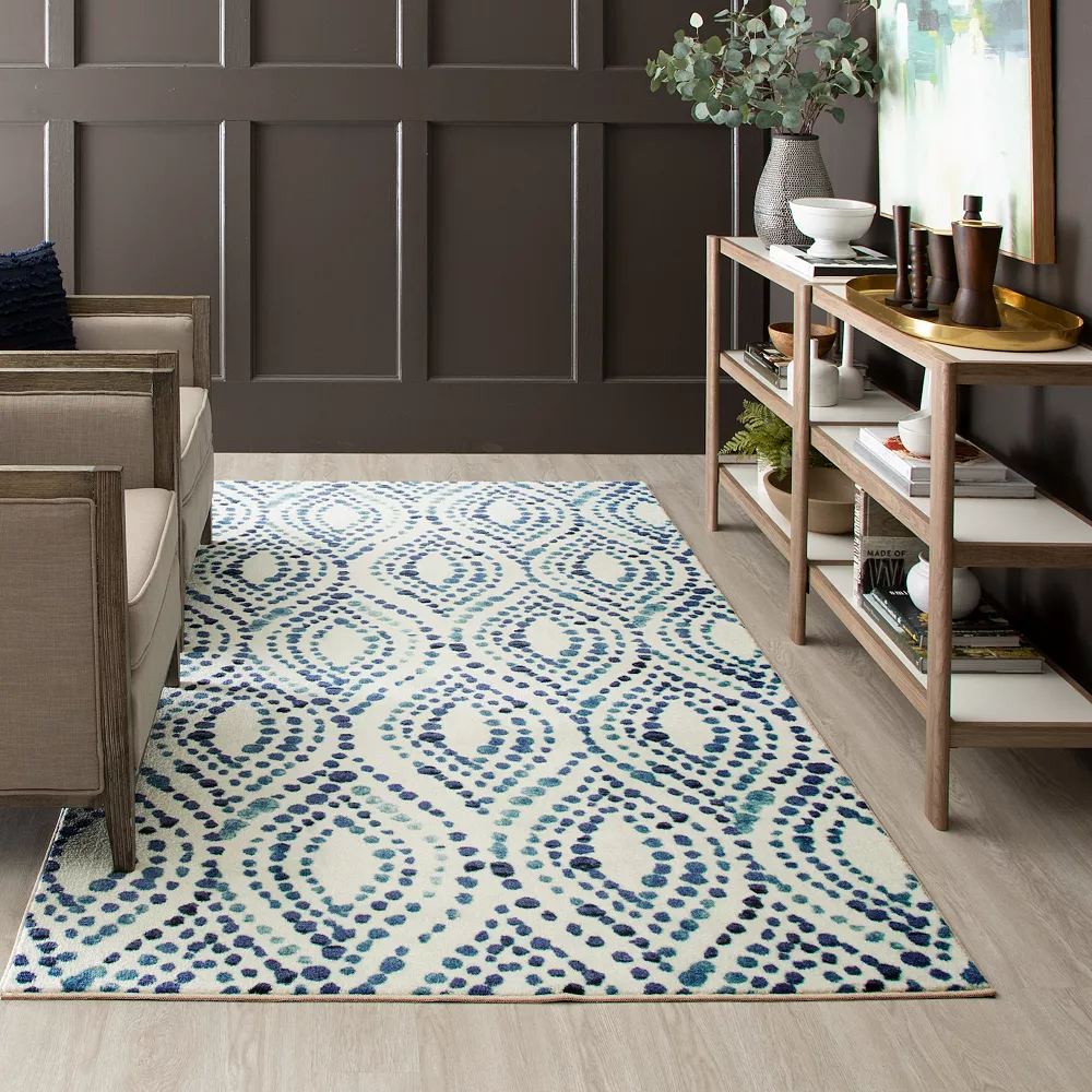 Mohawk Home Mohawk® Home Prismatic Dotted Ogee Rug 5 Mohawk Home Mohawk® Home Prismatic Dotted Ogee Rug - Image 3