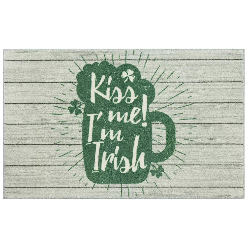 Mohawk Home Mohawk® Home Prismatic Kiss Me I'm Irish Rug 3 Mohawk Home Mohawk® Home Prismatic Kiss Me I'm Irish Rug