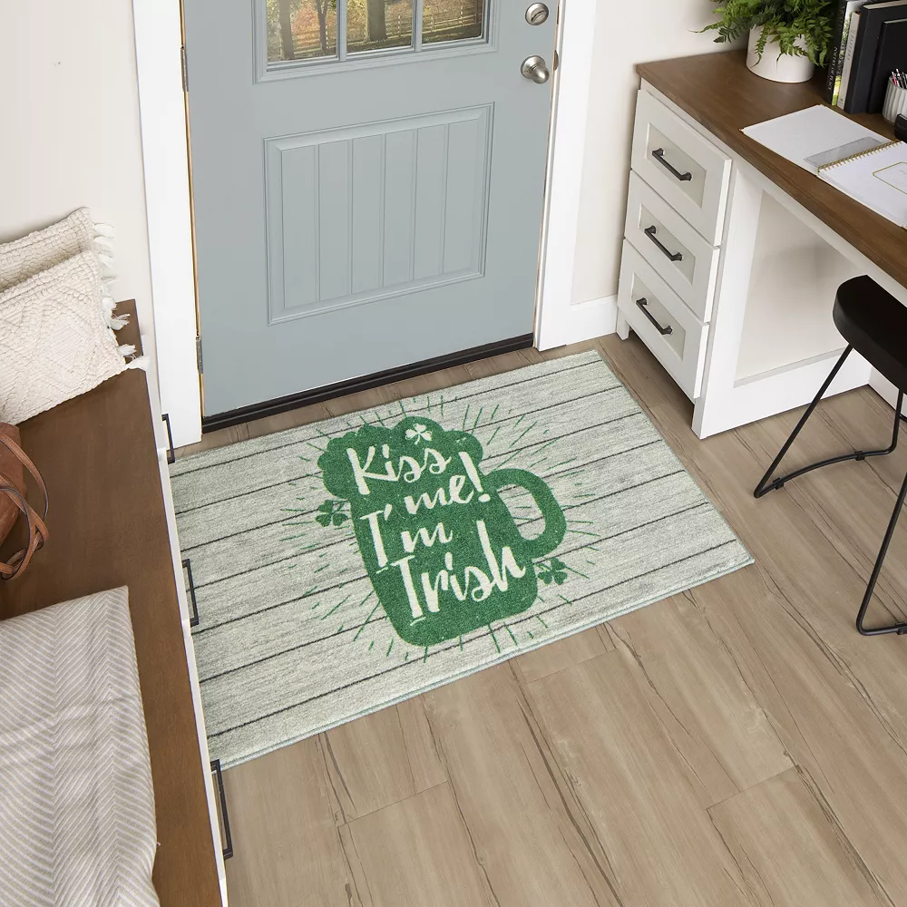 Mohawk Home Mohawk® Home Prismatic Kiss Me I'm Irish Rug 4 Mohawk Home Mohawk® Home Prismatic Kiss Me I'm Irish Rug - Image 2