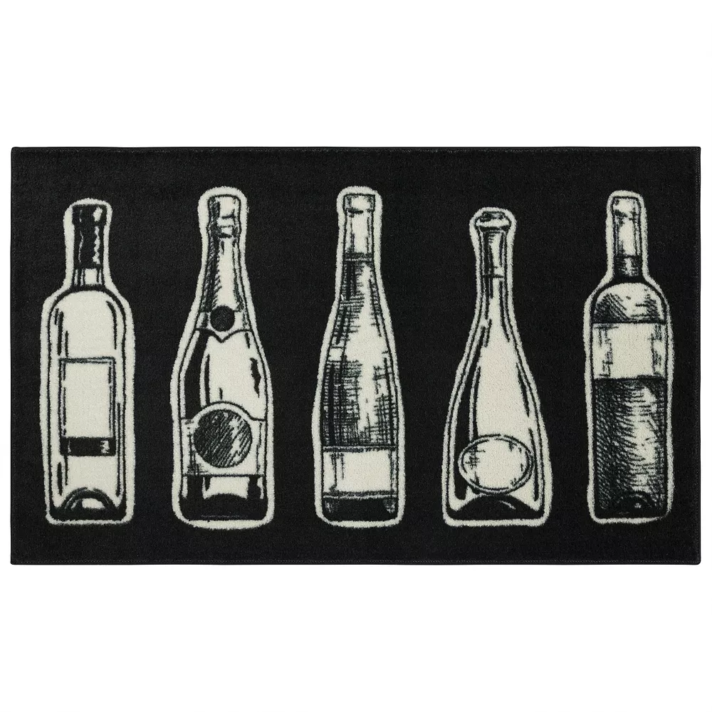 Mohawk Home Mohawk® Home Colorless Bottles Kitchen Rug 3 Mohawk Home Mohawk® Home Colorless Bottles Kitchen Rug